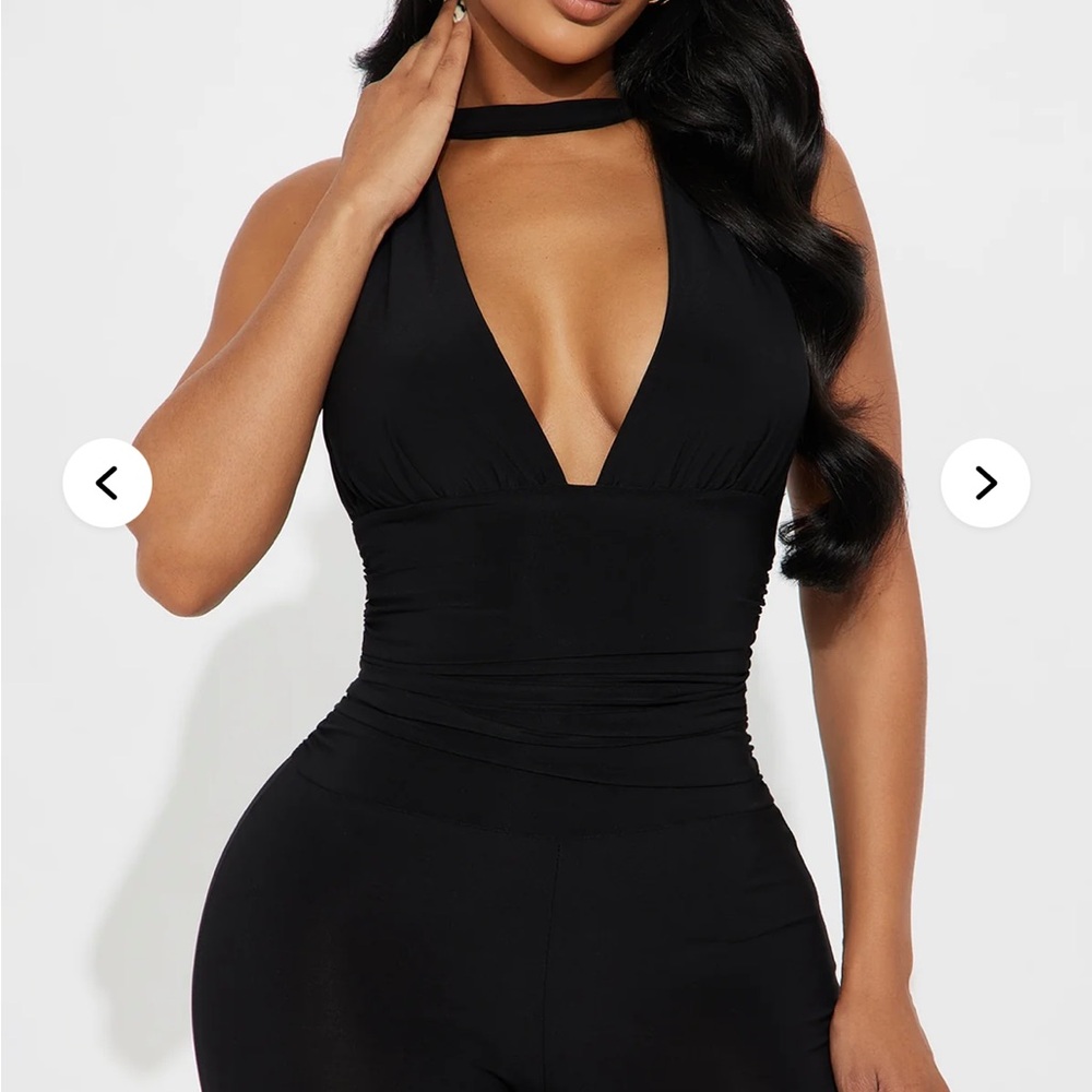 Fashion Nova On My Way Capri Jumpsuit - Picture 2 of 4